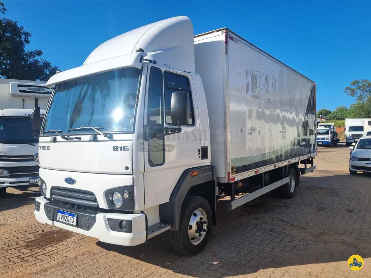CAMINHAO FORD CARGO 816 Baú Furgão Toco 4x2 Brasil Sul Caminhões PORTAO RIO GRANDE DO SUL RS